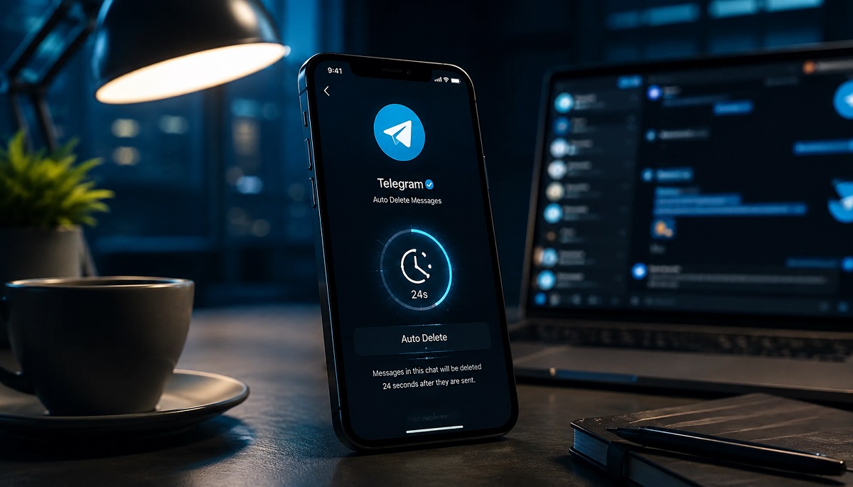 حذف خودکار پیام در تلگرام